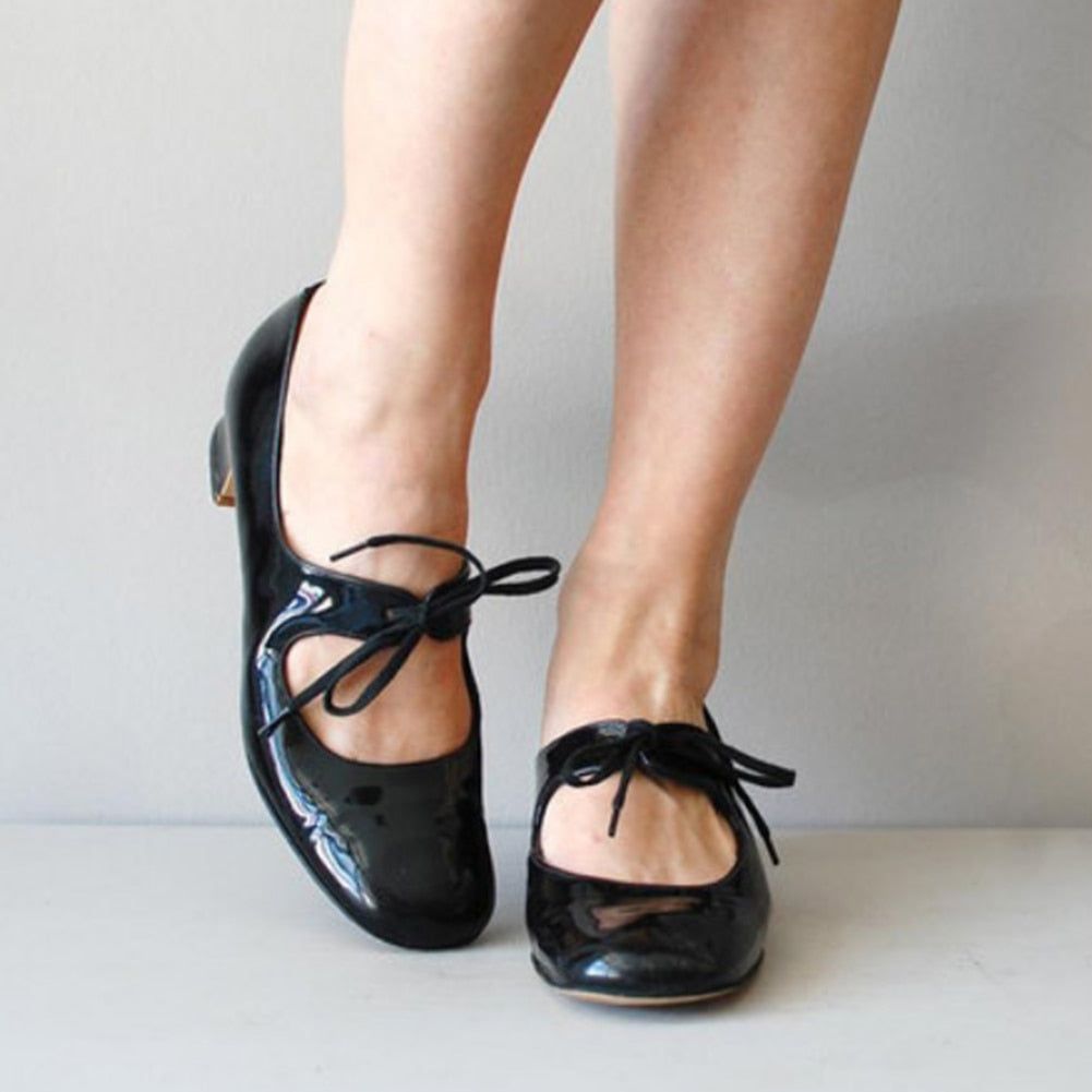 is_handmade: Yes With Platforms: No Upper Material: PU Toe Shape: Round Toe Style: Office Lady Season: Spring/Autumn Pump Type: Mary Janes Outsole Material: Rubber Occasion: Office & Career Lining Material: PU Insole Material: PU Heel Type: Square heel Heel Height: Med (3cm-5cm) Fit: Fits true to size, take your normal size Fashion Element: Shallow Closure Type: Lace-up 60s Shoes, Sock Shoes, Girls Shoes, Me Too Shoes, Shoe Boots, Ladies Shoes, Women's Shoes, Ladies Loafers, Shoes Sneakers