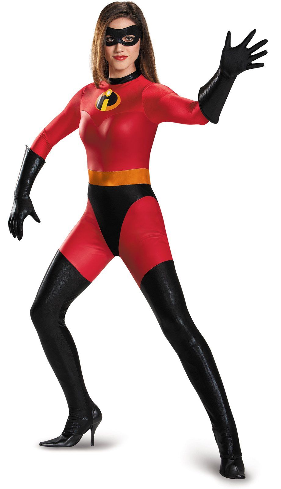 Elastigirl Classic Disney Incredibles 2 Fancy Dress Up Halloween Adult Costume
