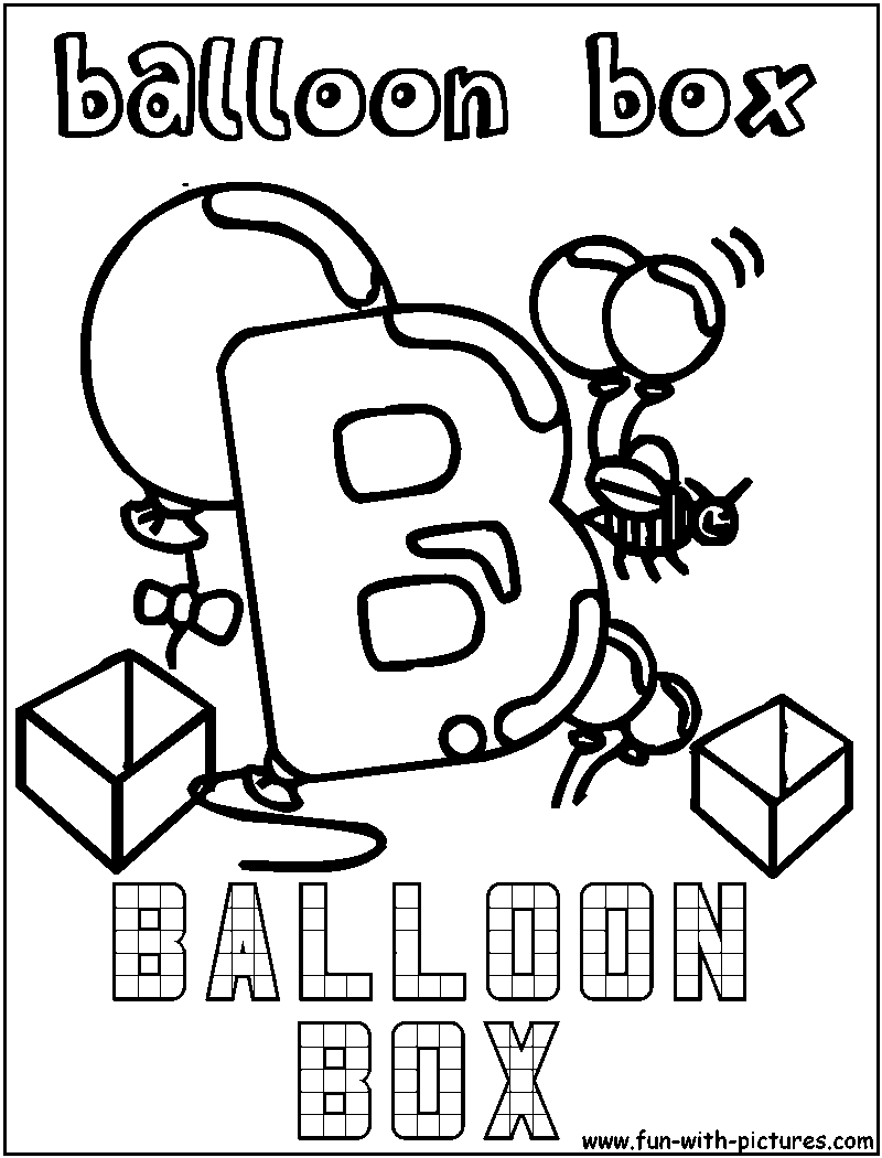 B For Balloon Box