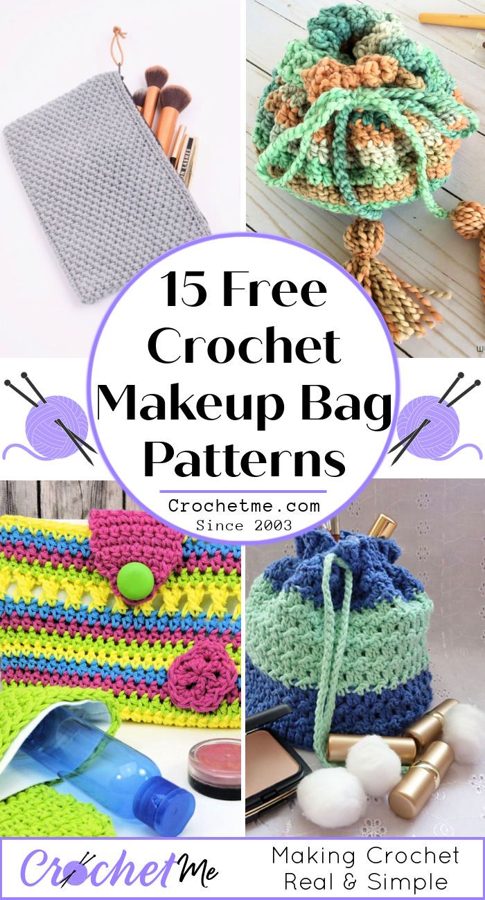Crochet Thread Projects, Crochet Projects To Sell, Crochet Thread Size 10, Toiletry Bag Pattern, Cosmetic Bag Pattern, Crochet Bags Purses, Crochet Handbags, Makeup Bag Pattern, Cotton Crochet Patterns
