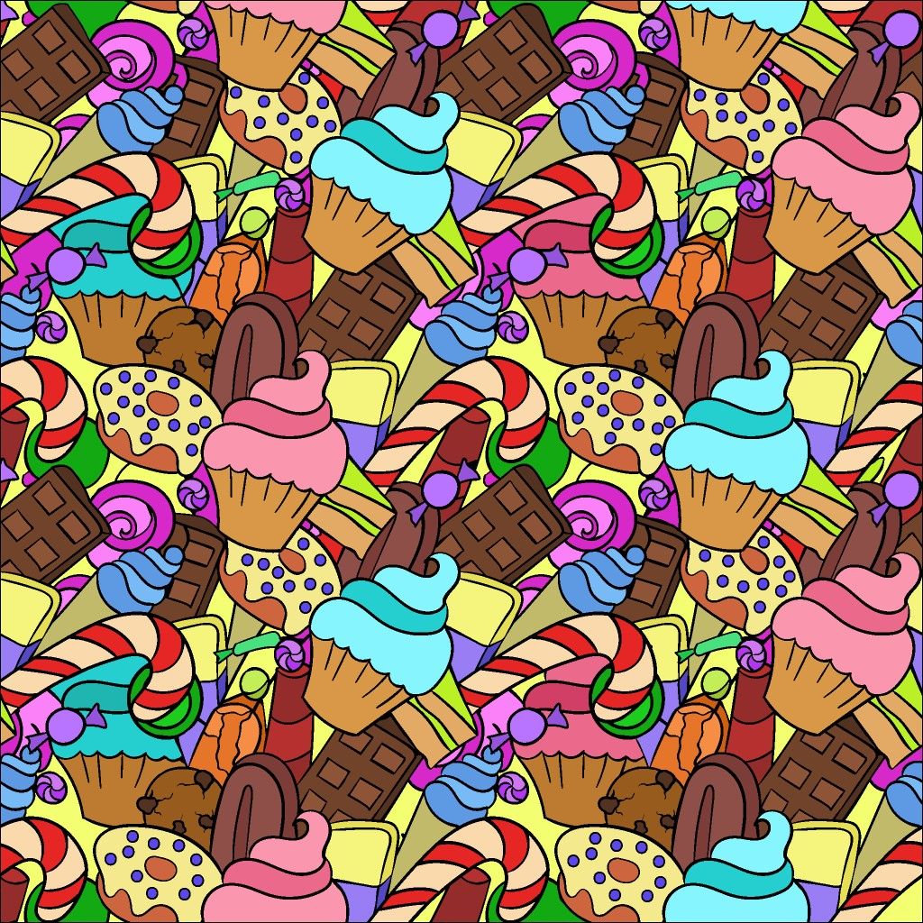 Download Coloring book app image by Sarah Reichert on Prints Patterns WP | Happy colors, Colorful art