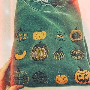 Pumpkin Sweatshirt, Halloween Sweatshirt, Screenpr Pumpkin Sweatshirt, Halloween Sweatshirt, Screenpr