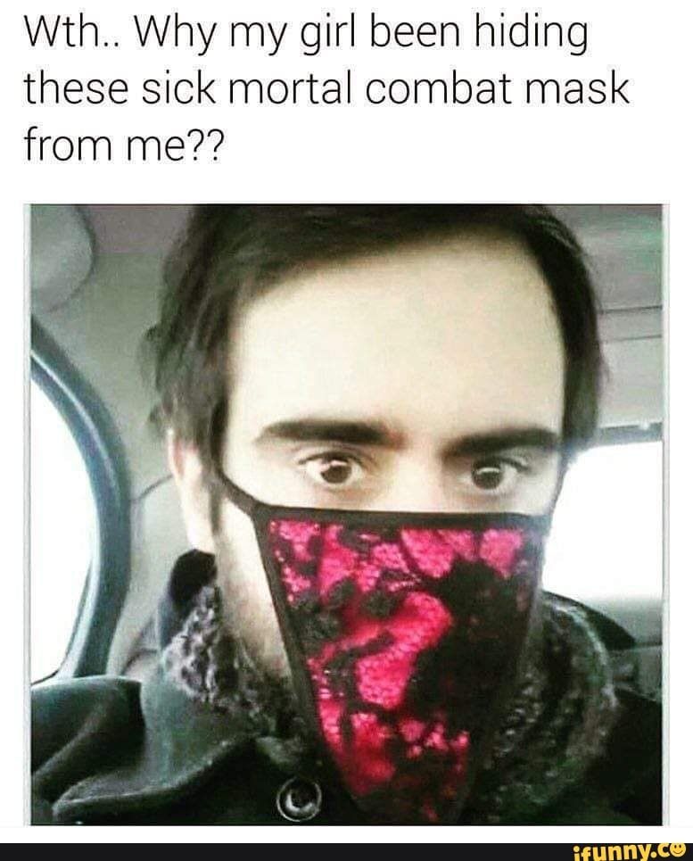 mortal kombat mask covid meme