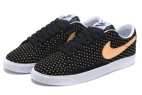 Cheap 555281 001 Nike Blazer low suede print black orange Cheap 555281 001 Nike Blazer low suede print black orange
