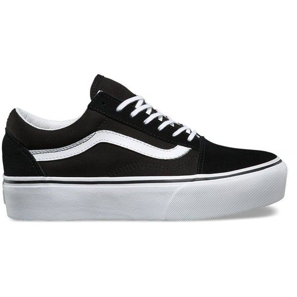 Vans Old Skool Platform ($65) liked on Polyvore featuring shoes, vans ...