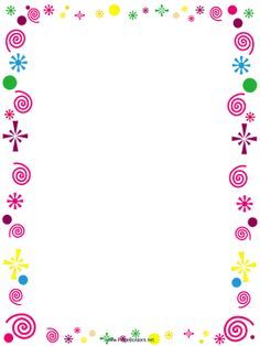 party borders for invitations
