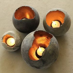 Rustikal, aber schick! So einfach kannst du Deko aus Beton selber machen