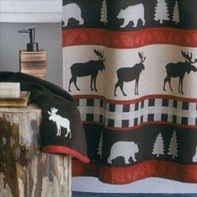 Marvelous Moose Shower Curtains And Bathroom Decor Look Great In A Shower Curtains And Bathroom Decor