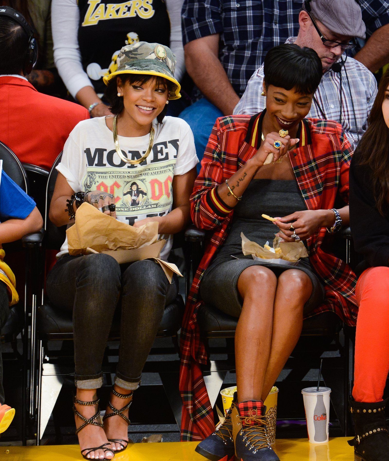 rihanna los angeles lakers