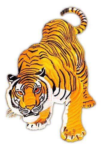 Parche tigre nuevo parche Pantera Pantera Backpatch XXL
