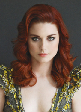 alexandra breckenridge that pale skin light eyes red hair oof