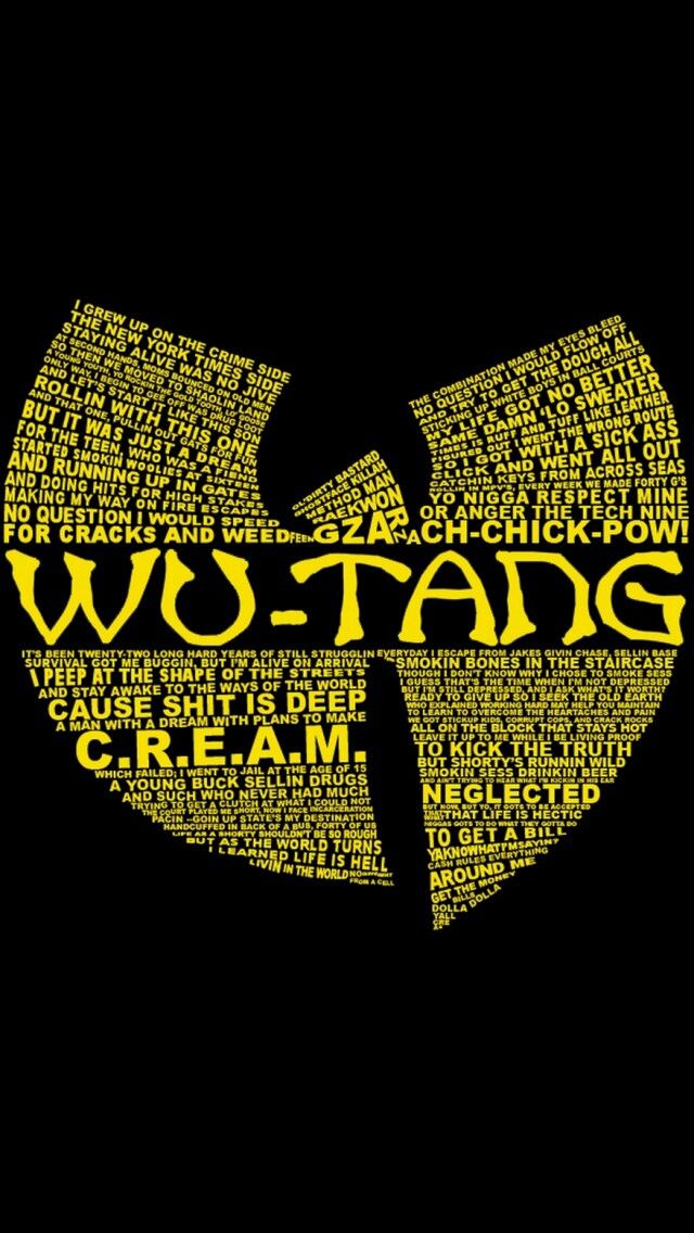 C.R.E.A.M. Wu Tang Clan Wu tang clan, Wu tang, Wu tang