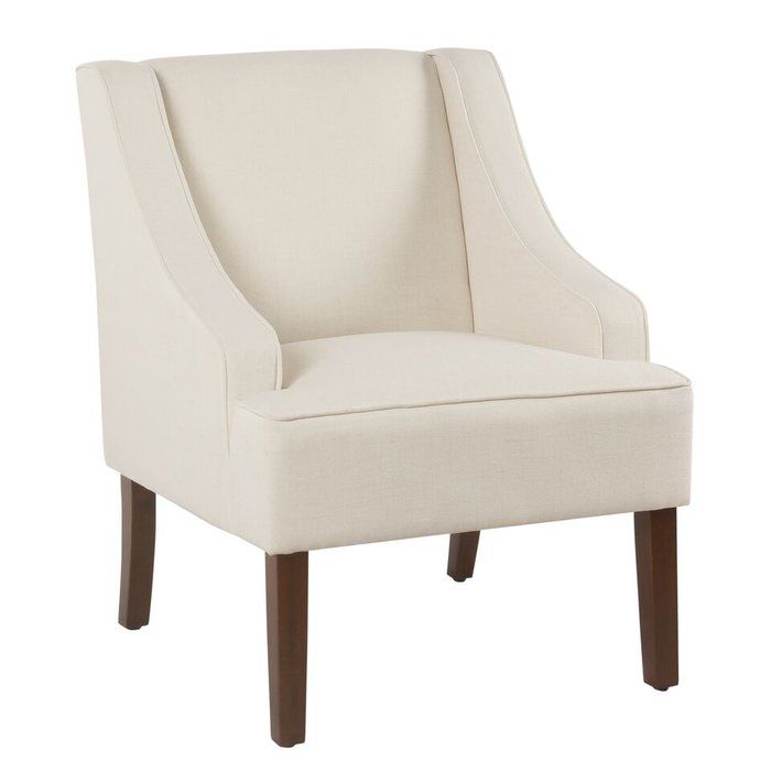 Lacombe Wingback Chair Upholstered Chairs Wooden Accent Chair Accent Chairs