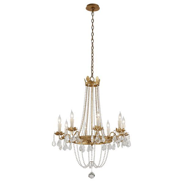Astoria Grand Welcher 8 Light Crystal Chandelier Wayfair Ceiling Lights Troy Lighting Candle Styling Astoria Grand Welcher 8 Light Crystal, 8 Light Crystal Chandelier Wayfair