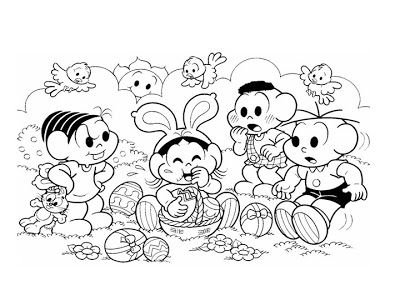 Turma Da Monica Magali Com Imagens Desenhos Para Colorir