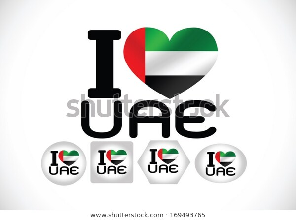 Every Other Letter Of United Arab Emirates United Arab Emirates Flag Themes Stock Vector (Royalty Free) 169493765
