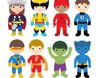 18 boys superhero costumes clipart superheroes clipart superhero clipart coupon