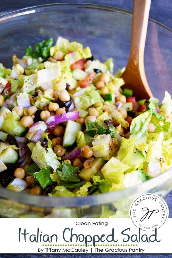 Clean Eating Italian Chopped Salad Clean Eating Italian Chopped Salad