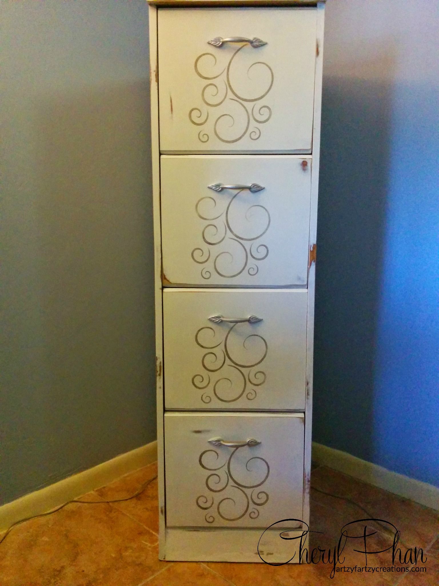 File Cabinet After Diy Crafty Stuff Pinterest Repurposed File Cabinet After