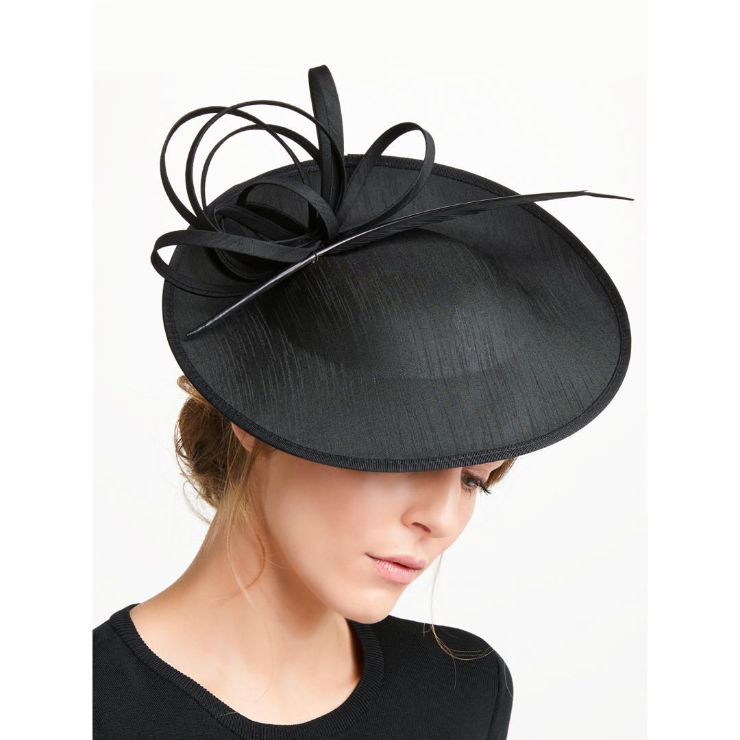 Buyjohn Lewis Erin 2 Disc Feather Quill Occasion Hat Black Online At Hats For