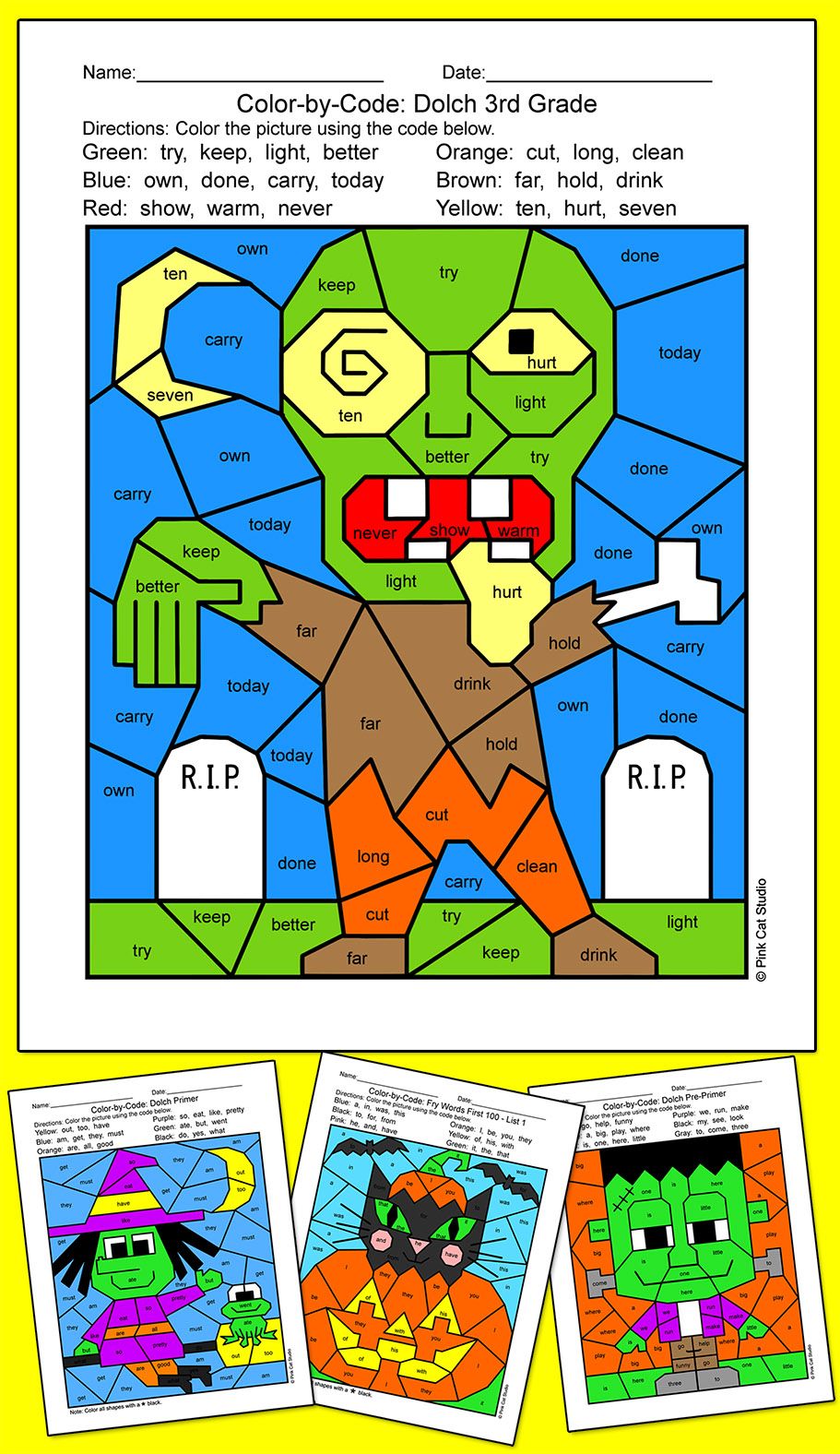 Pin by Amy Gillum on Kindergarten Ideas Sight words