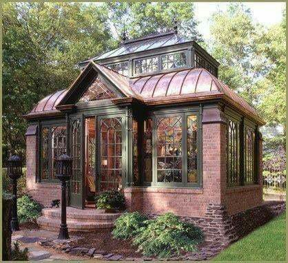 its a lot of glass to clean but what a cute house houses to clean