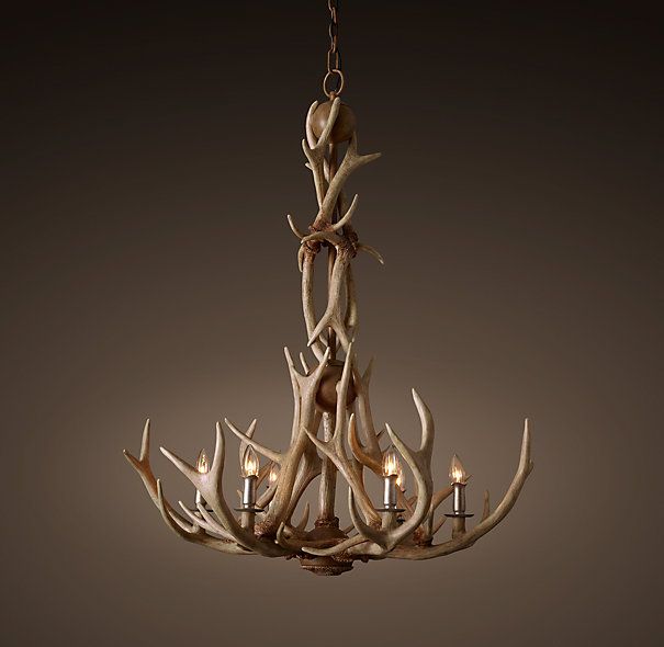 Cottage Chandelier Restoration Hardware Adirondack Antler Restoration Hardware Adirondack Antler Chandelier Sunbleached 1450