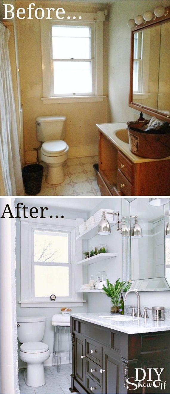 DIY Bathroom Projects #homestagingavantapres