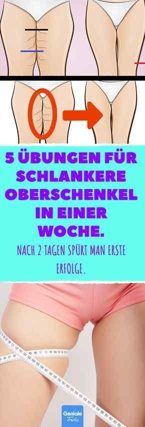 5 Übungen für schlankere Oberschenkel in einer Woche. 5 Übungen für schlankere Oberschenkel in einer...