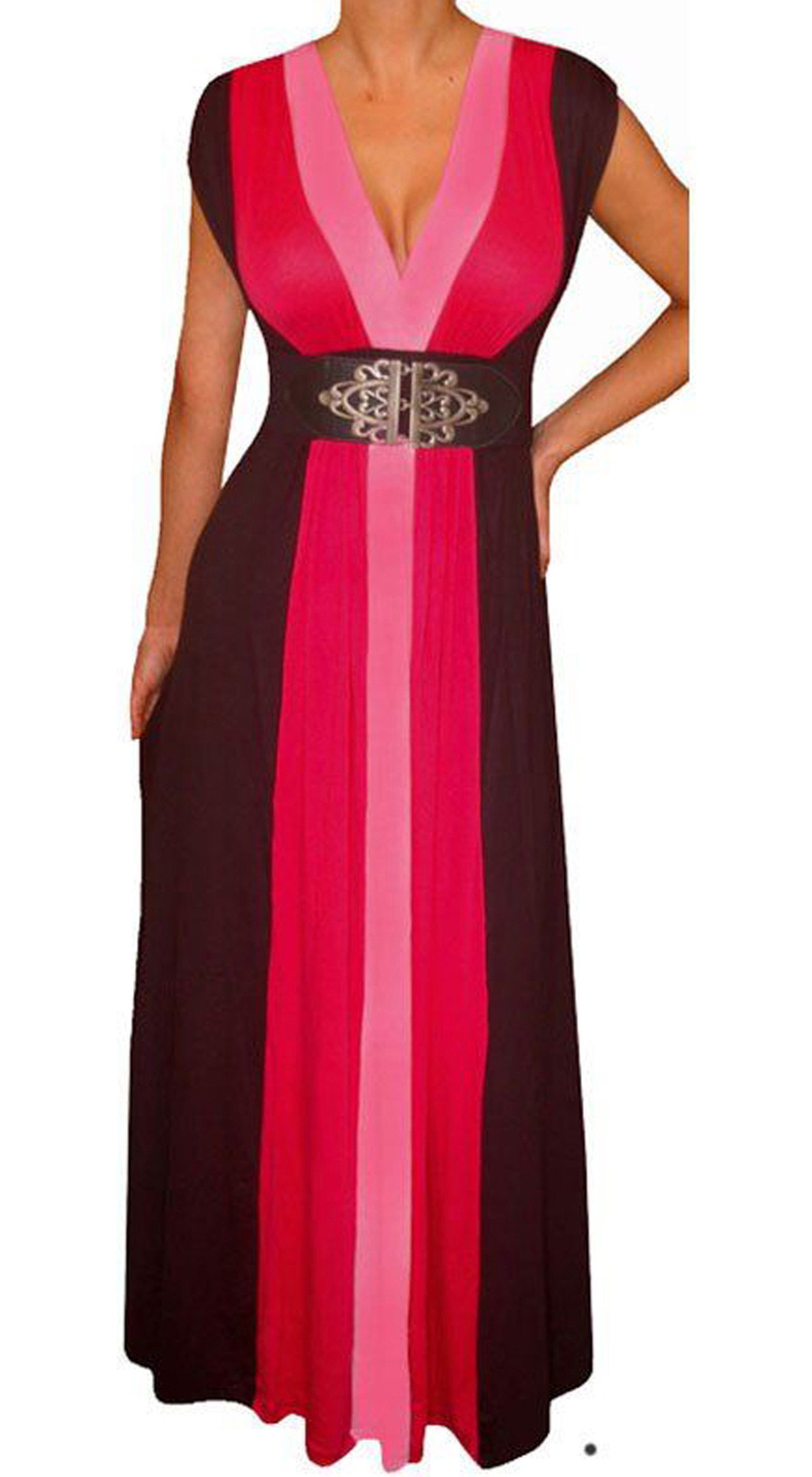 Dresses Pink Maxi Dress Made In USA Funfash Dress Plus Size Plus dresses-pink-maxi-dress-made-in-usa-funfash-dress-plus-size-plus