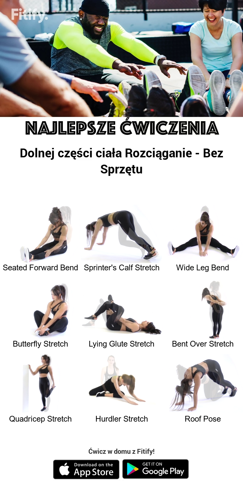 Najlepsze Ćwiczenia Dolnej części ciała Rozciąganie Bez Sprzętu Najlepsze Ćwiczenia Dolnej części ciała Rozciąganie Bez Sprzętu