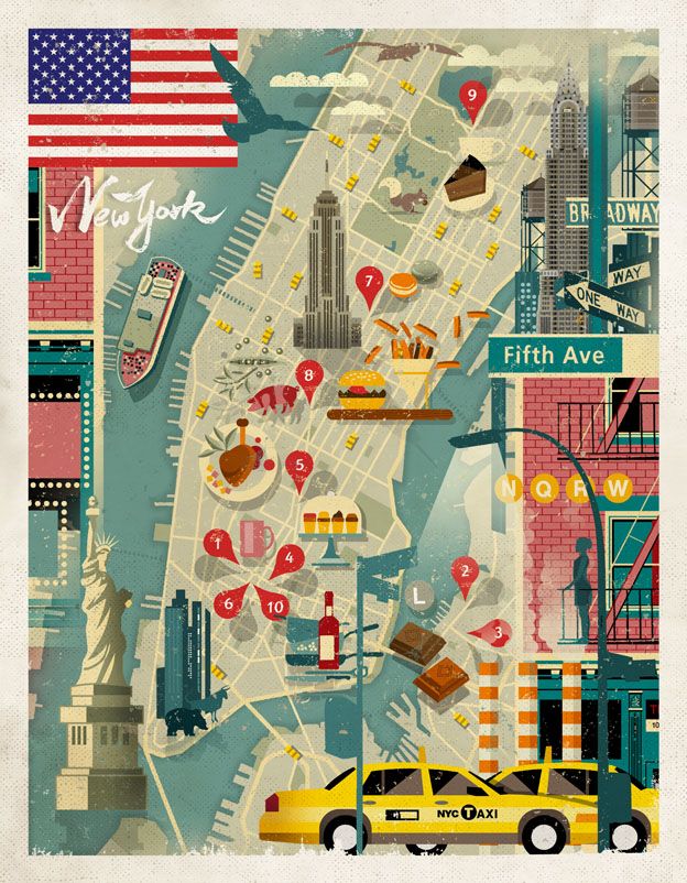 New York City Night Cityscape Art Silk Poster 24X36“ Brooklyn Bridge East River
