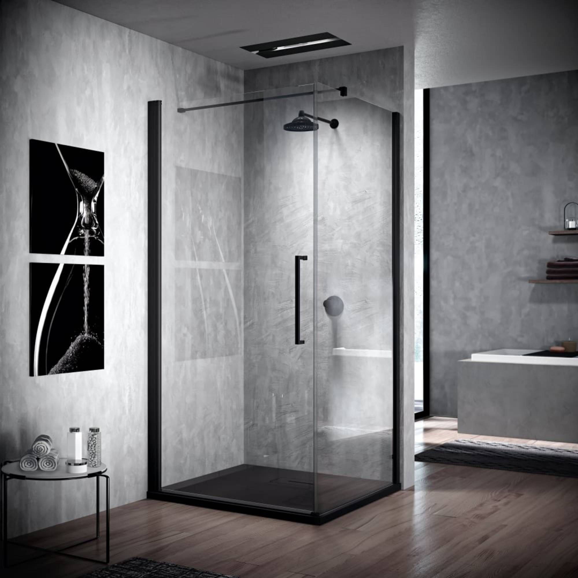 Novellini Young 2.0 Zijwand voor Douche 87x200 cm Mat ...