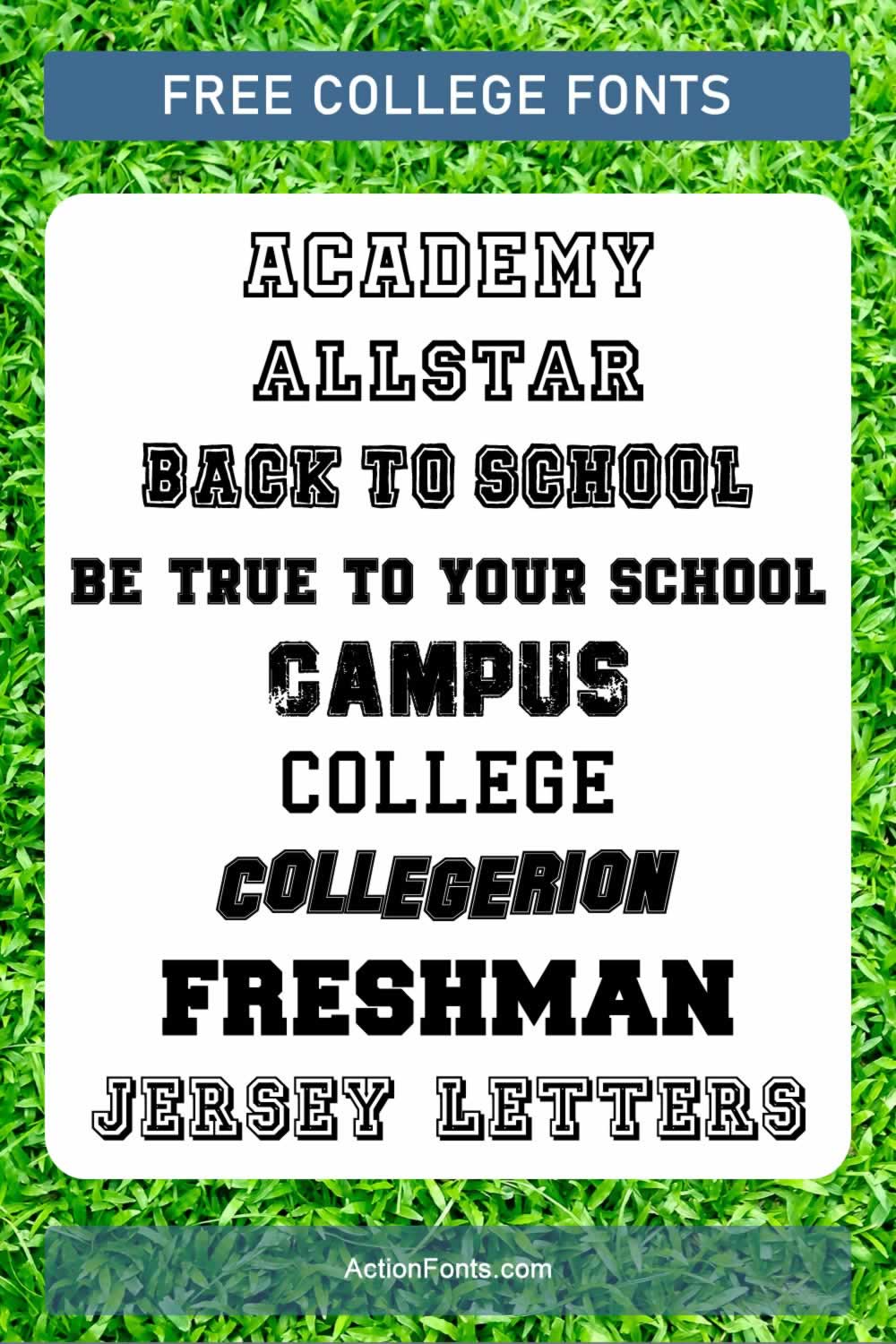 Free College Fonts Download 190 Fonts for University Look Free College Fonts Download 190 Fonts for University Look