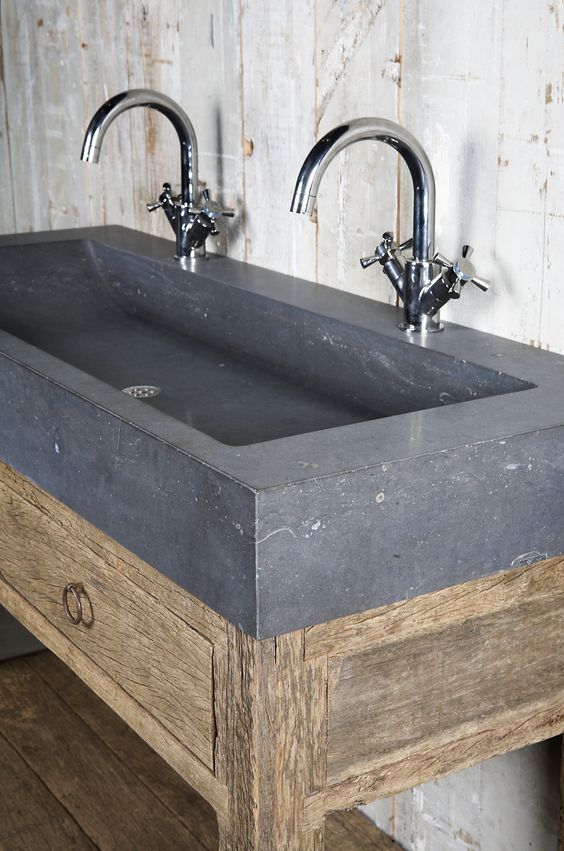 badkamermeubel oud hout Oude bouwmaterialen bij Jan van ...