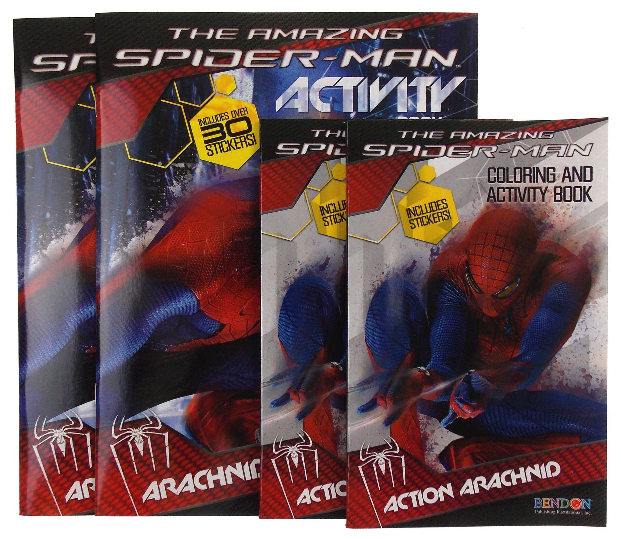 The Amazing Spiderman Activity Coloring Book Lot 4 Marvel Action Arachnid Attack Amazing Spiderman Spiderman Coloring Spiderman