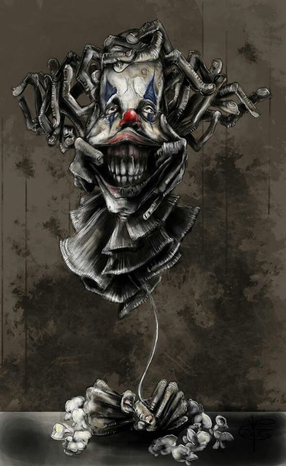 Fear of clowns by Vincent Evil clowns, Badass art, Clown