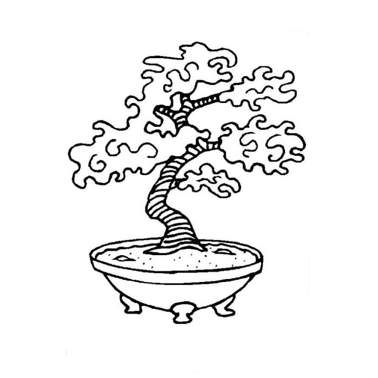 Coloriage Jardin Japonais a Imprimer Gratuit