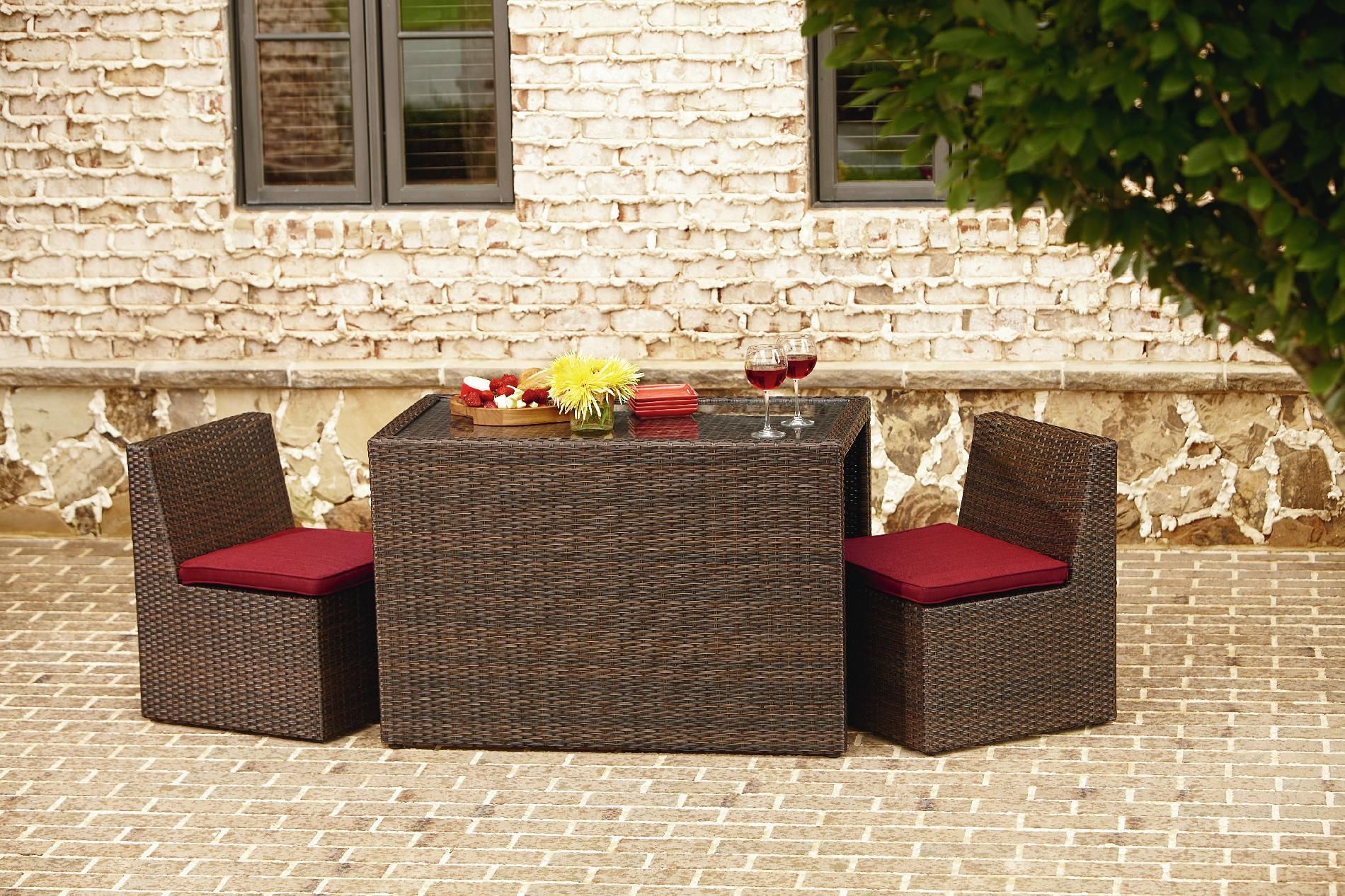 La Z Boy Outdoor Brody 3 Piece Bistro Set Living Patio La Z Boy Outdoor Brody 3 Piece Bistro Set Living Patio Furniture Small E Sets