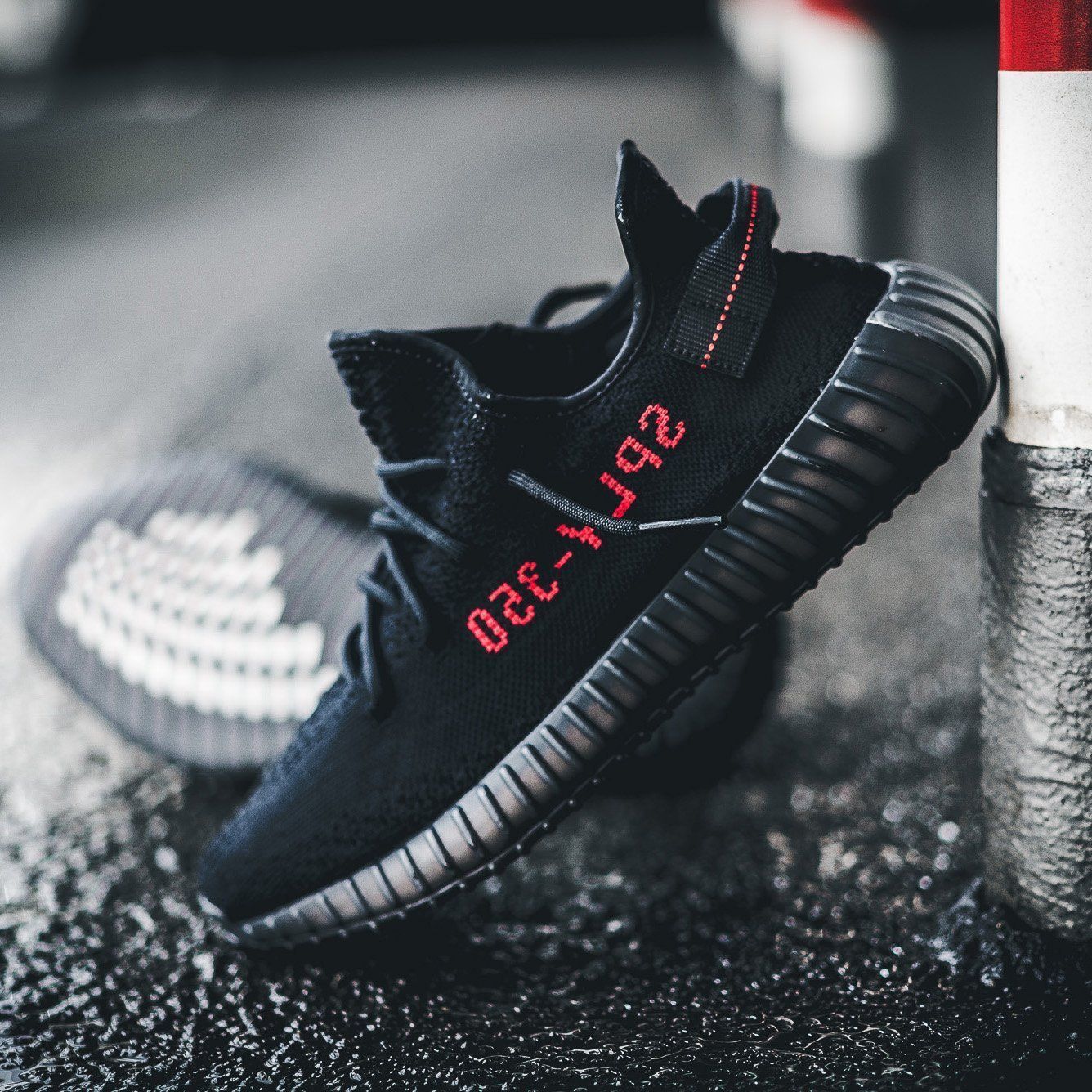 This First Yeezy Sighting Of 2017 Is This Adidas Yeezy Boost 350 V2 Affectionately Referred To As The Black Re Adidas Yeezy Boost Adidas Yeezy Boost 350 Yeezy