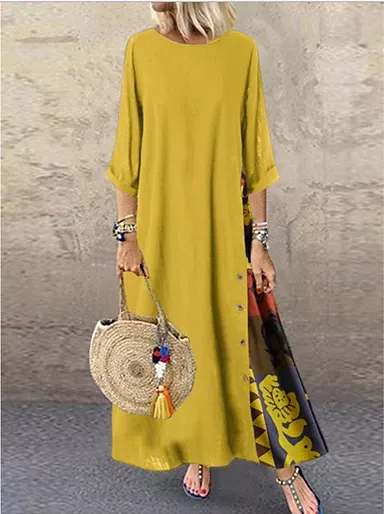 gunstige sommerkleider online sommerkleider fur 2020 half sleeve dresses maxi dress plaid maxi dresses
