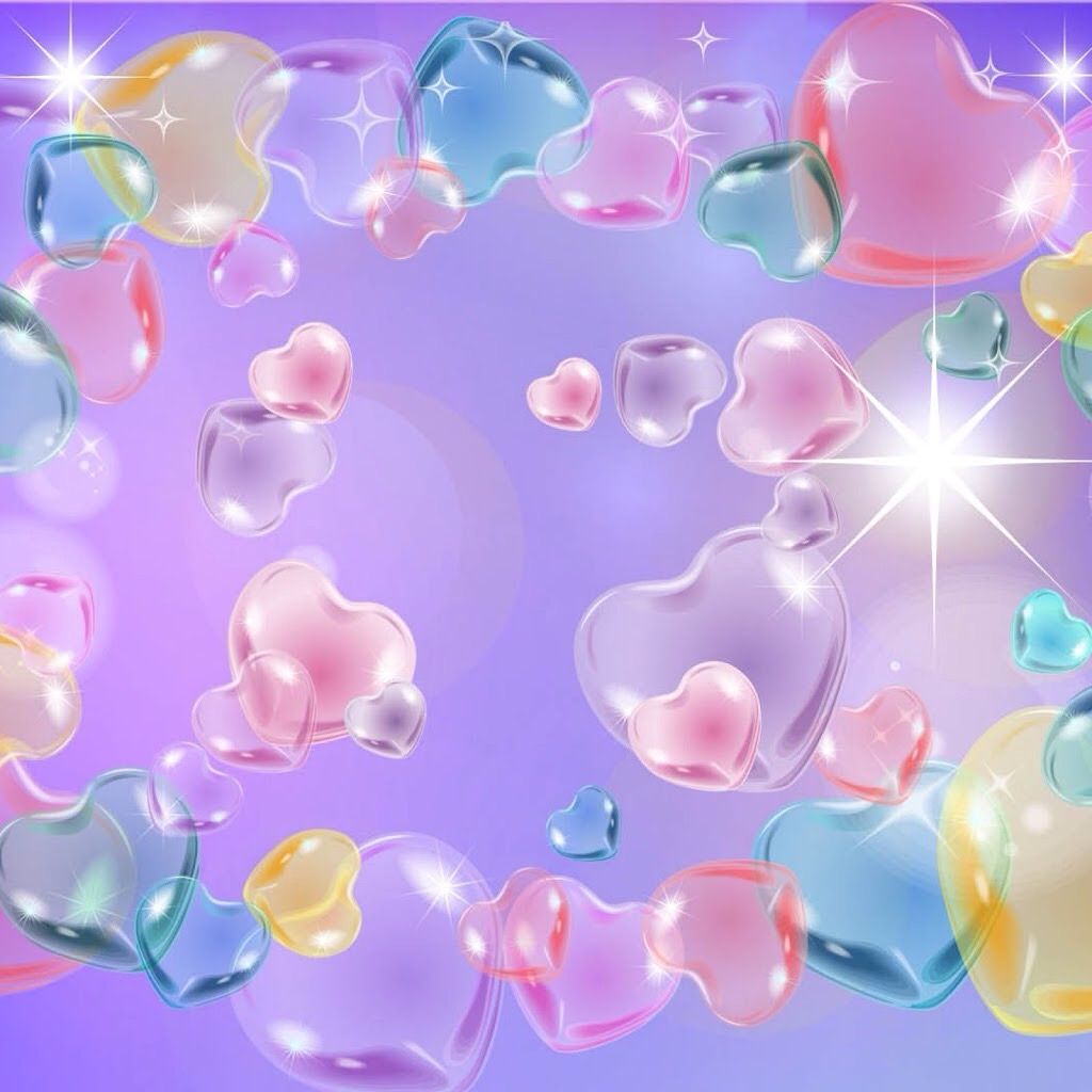 pastels hearts bubbles wallpaper heart wallpaper wallpaper