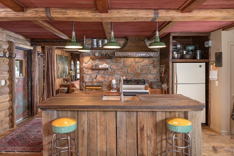 Cocinas Rusticas Descubre Las Tendencias En Piedra Y Madera