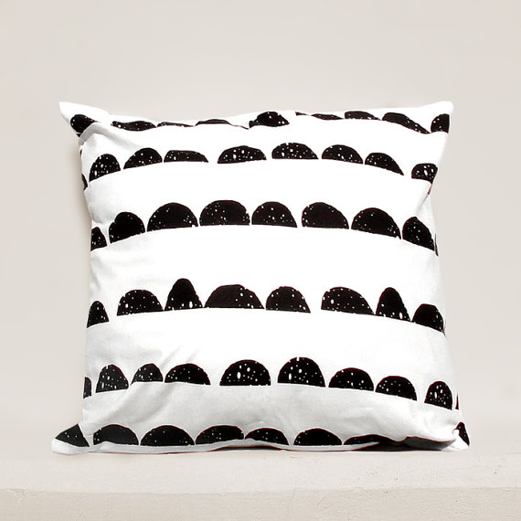 Geometric Pillow, Kids Pillows Pillow Case,Black Home Decor Polyester