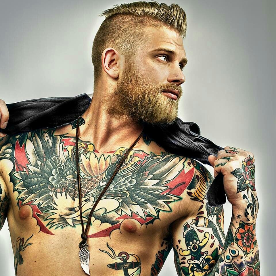 Pin On Sexy Chest Tattoos For Men