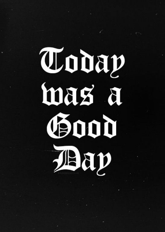 Ice Cube-Today Was a Good Day My fav sng in the whole world. #