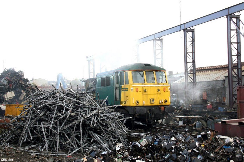 Electric Locomotive Ready For Scrapping electric-locomotive-ready-for-scrapping