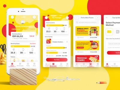 Redesign Concept of My IM3 Ooredoo