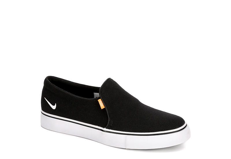 black slip on nike shoes