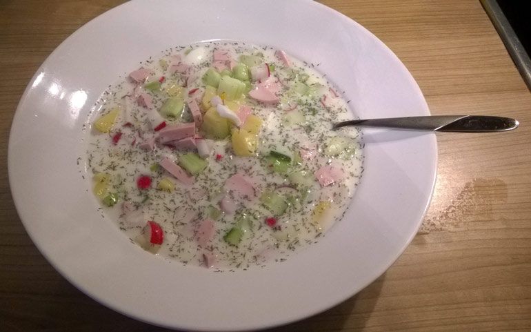 Kalte Suppe - Okroschka #okroschkarezept